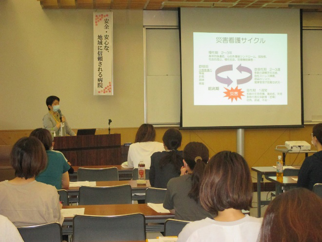 災害研修の様子①