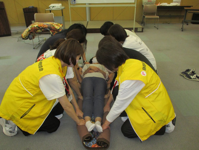 災害研修の様子②