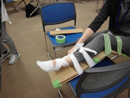 災害看護地区研修