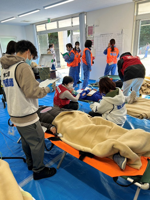 志太榛原地区 地域の救護所の様子