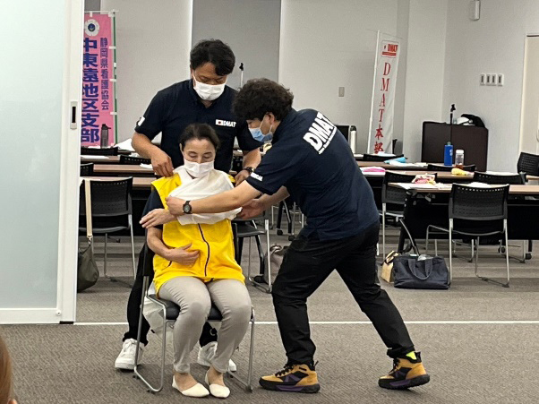 災害看護地区研修の様子②