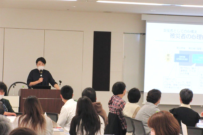 災害支援ナース養成研修(災害)の様子①