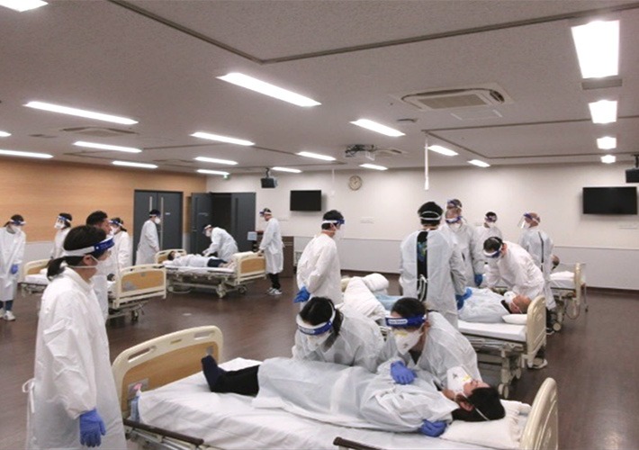 災害支援ナース養成研修(感染症演習)の様子②