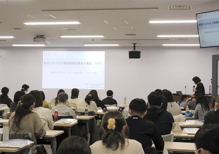 災害支援ナース養成研修(感染症演習)の様子③