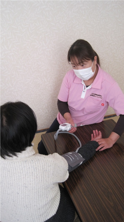 訪問看護ステーションいわたのスタッフのお仕事風景②