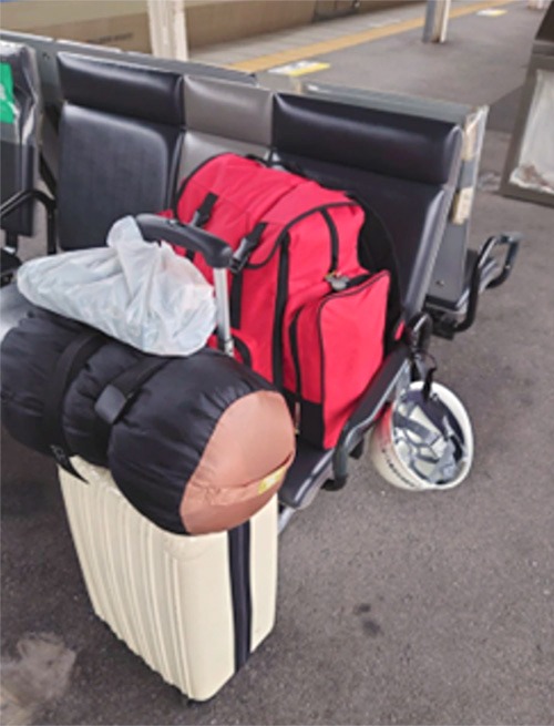 災害看護活動の様子①