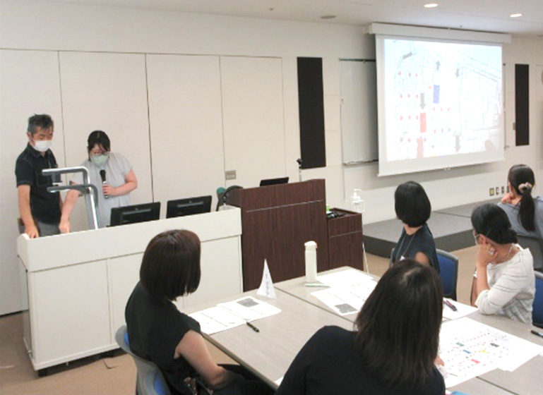 災害看護一般研修Ⅱの様子①